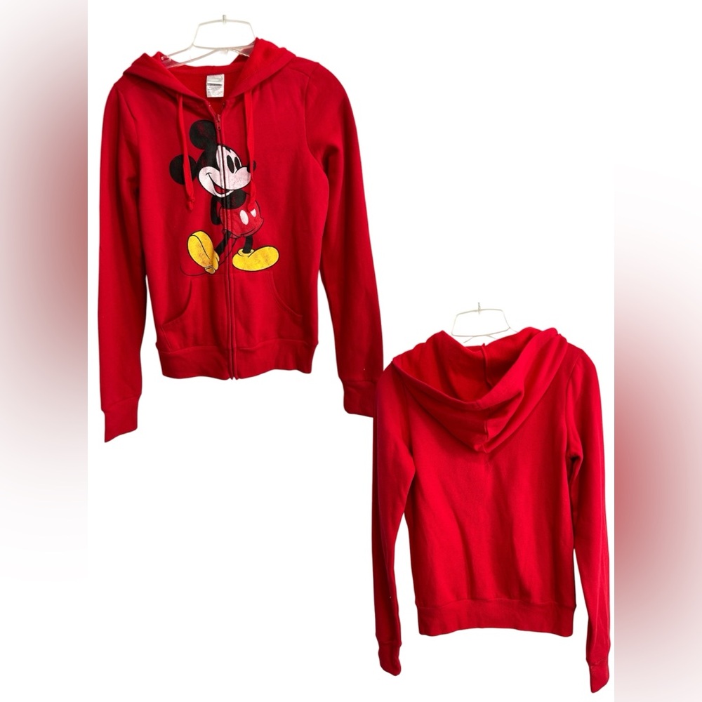 NWOT Adult Disney Mickey hooded full zip sweatshirt